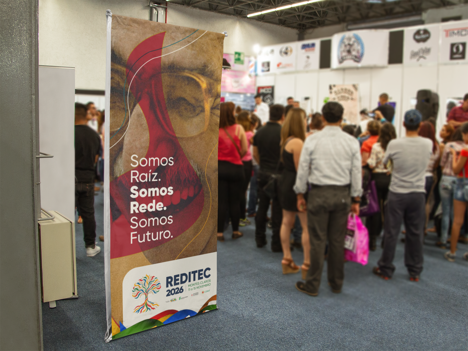 Banner vertical — feira